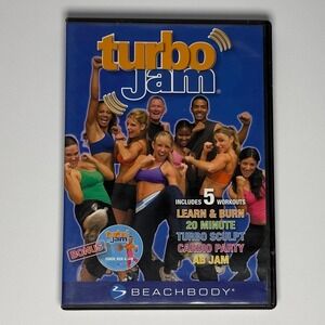 Beachbody Turbo Jam 5 Workouts Fitness 2007 DVD